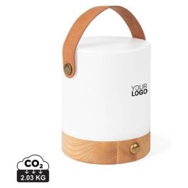 VINGA Narni Laterne aus RCS recyceltem ABS - braun/ weiß VINGA Narni Laterne aus RCS recyceltem ABS - braun/ weiß