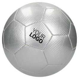 Fußball 'Carbon', groß in silber