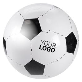 Wasserball 'Fußball', klein in weiß/schwarz