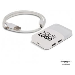 2598 | Xoopar iLo Mini Hub– 4 in 1 Adapter – USB 2.0 Data Transfer - Splitter in weiss 2598 | Xoopar iLo Mini Hub– 4 in 1 Adapter – USB 2.0 Data Transfer - Splitter in weiss