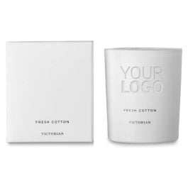 Victorian Frische Baumwollkerze in weiss