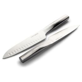 Orrefors Jernverk 2er Set Messer, Stahl in silber Orrefors Jernverk 2er Set Messer, Stahl in silber