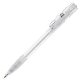 Kugelschreiber Nash Transparent mit Gummigriff Kugelschreiber Nash Transparent mit Gummigriff