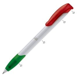 Kugelschreiber Apollo Combi in weiß/transparent / neon sortiment Kugelschreiber Apollo Combi in weiß/transparent / neon sortiment