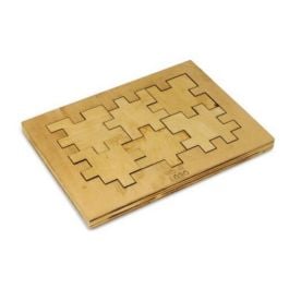 Würfelpuzzle aus Holz in holz / holz Würfelpuzzle aus Holz in holz / holz