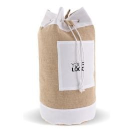 Seesack aus Baumwolle und Jute in ecru Seesack aus Baumwolle und Jute in ecru