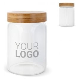 Kanister Glas Bambus 900ml in transparent Kanister Glas Bambus 900ml in transparent