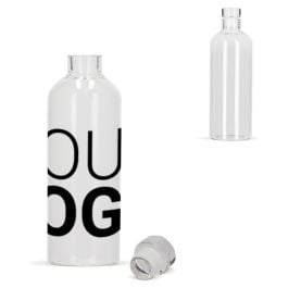 Trinkflasche aus Glas 750 ml in transparent Trinkflasche aus Glas 750 ml in transparent
