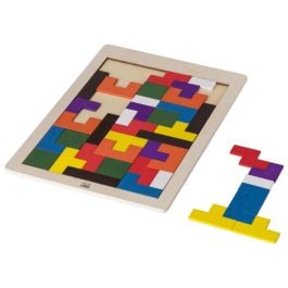Holzpuzzle-Spiel Skyla in braun, Standardoption Holzpuzzle-Spiel Skyla in braun, Standardoption