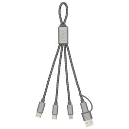 BrandCharger Trident 2 Ladekabel in stahlgrau, Standardoption BrandCharger Trident 2 Ladekabel in stahlgrau, Standardoption