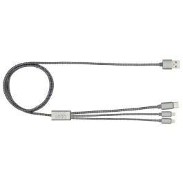 BrandCharger Trident 2+ Ladekabel in stahlgrau, Standardoption BrandCharger Trident 2+ Ladekabel in stahlgrau, Standardoption