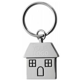 Schlüsselanhänger aus Metall Rayan in silber, Standardoption Schlüsselanhänger aus Metall Rayan in silber, Standardoption