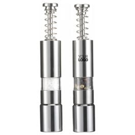 Salz-und Pfeffermühle aus Metall Annalena in silber, Standardoption Salz-und Pfeffermühle aus Metall Annalena in silber, Standardoption