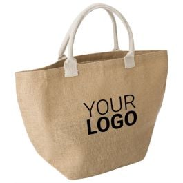 Einkaufstasche aus Jute Zac in beige, Standardoption Einkaufstasche aus Jute Zac in beige, Standardoption