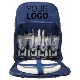 Picknick-Rucksack aus Polyester Izaro in blau, Standardoption Picknick-Rucksack aus Polyester Izaro in blau, Standardoption