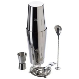 Edelstahl-Cocktail-Set Tatiana in schwarz, Standardoption Edelstahl-Cocktail-Set Tatiana in schwarz, Standardoption