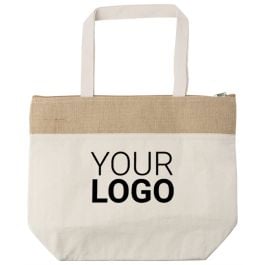 Kühltasche aus Jute Randy in khaki, Standardoption Kühltasche aus Jute Randy in khaki, Standardoption