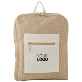 Jute-Rucksack Edison in braun, Standardoption Jute-Rucksack Edison in braun, Standardoption