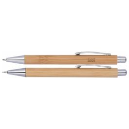 Schreibset aus Bambus SIEGLINDE in beige Schreibset aus Bambus SIEGLINDE in beige