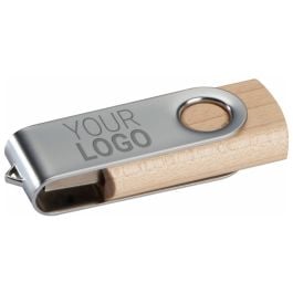 USB Stick aus hellem Holz 4GB KLAUDIA in braun USB Stick aus hellem Holz 4GB KLAUDIA in braun