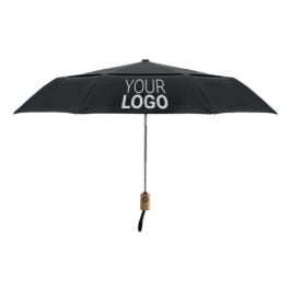 21' Regenschirm in schwarz