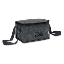 RPET-Filz-Kühltasche in steingrau RPET-Filz-Kühltasche in steingrau