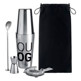 Cocktail-Set 750 ml in silber glänzend Cocktail-Set 750 ml in silber glänzend