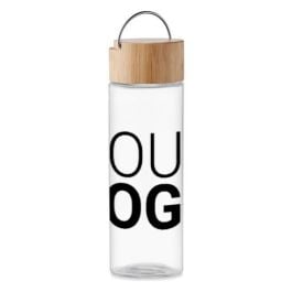 Trinkflasche Glas 500ml in transparent Trinkflasche Glas 500ml in transparent