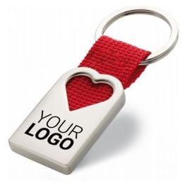 Schlüsselanhänger Herz in rot Schlüsselanhänger Herz in rot