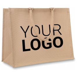 Jute Shopping Tasche in beige Jute Shopping Tasche in beige