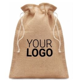Medium Jute Tasche 25x32cm in beige Medium Jute Tasche 25x32cm in beige