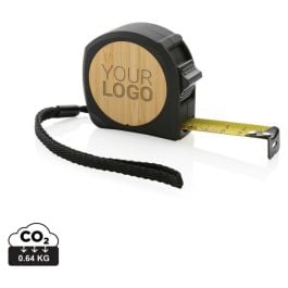 5m/19mm Maßband aus RCS recycelt. Kunststoff und Bambus 5m/19mm Maßband aus RCS recycelt. Kunststoff und Bambus
