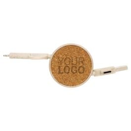 Kork und Weizen 6-in-1 Ladekabel in khaki Kork und Weizen 6-in-1 Ladekabel in khaki