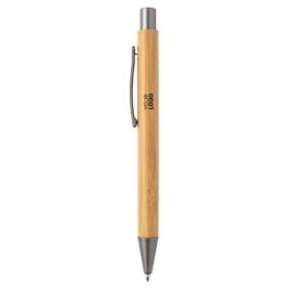 Slim Design Bambus Stift in braun/ silber Slim Design Bambus Stift in braun/ silber
