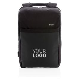 Swiss Peak 15' Anti-Diebstahl RFID und USB Rucksack in schwarz