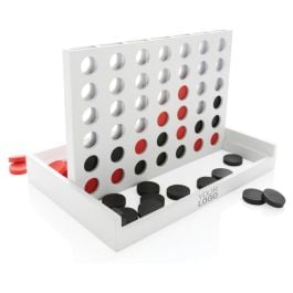 Connect Four Holzspiel in weiß Connect Four Holzspiel in weiß