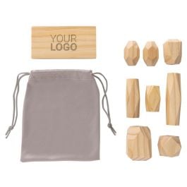 Ukiyo Crios hölzerne Balanciersteine im Etui in braun Ukiyo Crios hölzerne Balanciersteine im Etui in braun