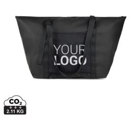 VINGA Livorno Wochenendtasche aus GRS recyceltem Polyester in schwarz VINGA Livorno Wochenendtasche aus GRS recyceltem Polyester in schwarz