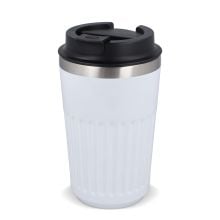 Recycelter Edelstahl-Thermobecher für Kaffee zum Mitnehmen, 400 ml Recycelter Edelstahl-Thermobecher für Kaffee zum Mitnehmen, 400 ml