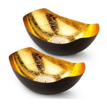 ROMINOX® Teelichthalter Set // Kaula (2 Stück) ROMINOX® Teelichthalter Set // Kaula (2 Stück)