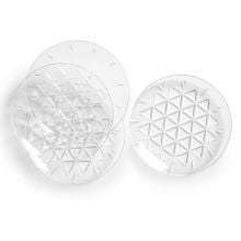 Sagaform Picknick-Tellerchen 4er-Pack in transparent Sagaform Picknick-Tellerchen 4er-Pack in transparent