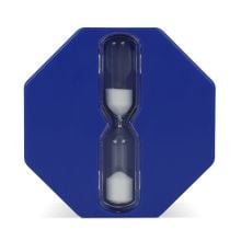 Dusch-Timer Sechseck - 5min in blau Dusch-Timer Sechseck - 5min in blau