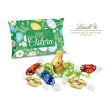 Geschenkartikel / Präsentartikel: Lindt Ostertasche, auch in individueller Kissenverpackung Geschenkartikel / Präsentartikel: Lindt Ostertasche, auch in individueller Kissenverpackung