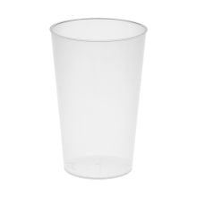 Trinkbecher 'Vital', 200 ml in transparent-milchig