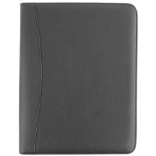 Schreibmappe A4 mit Klemmbrett in schwarz, Lederähnliches Felina Material Schreibmappe A4 mit Klemmbrett in schwarz, Lederähnliches Felina Material