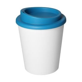 Kaffeebecher 'Premium', small upcycling - weiß/ocean