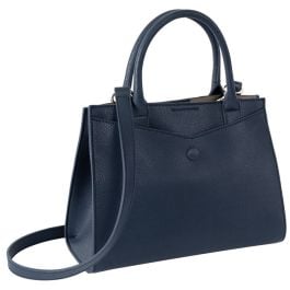 Handtasche in indigo, Rindleder Handtasche in indigo, Rindleder
