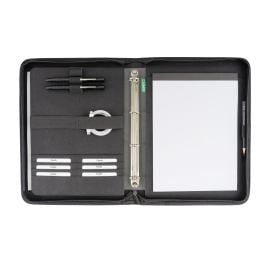 Ringbuch A4 in schwarz, Recycling PET Ringbuch A4 in schwarz, Recycling PET
