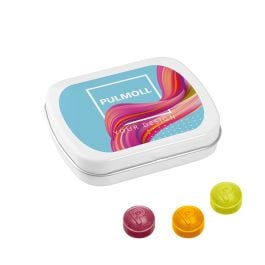 Mini Klappdose mit Pulmoll Pastillen Mini Klappdose mit Pulmoll Pastillen