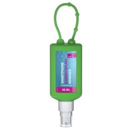 Smartphone und Arbeitsplatz-Reiniger, 50 ml Bumper grün, Body Label (R-PET)0, grün Smartphone und Arbeitsplatz-Reiniger, 50 ml Bumper grün, Body Label (R-PET)0, grün